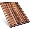 Sonder Los Angeles, Made in USA, Large Thick Edge Grain Walnut Wood Cutting Board with Non-Slip Feet, Juice Groove for Kitchen 20x15x1.5 in (Gift Box Included)