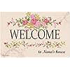 Nana Gifts Welcome to Nana's House Metal Decorative Sign Home Decor Kitchen Sign Novelty Sign