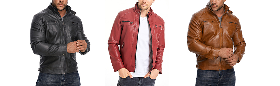 leather bomber jacket for men
