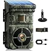 VOOPEAK Solar Trail Camera 4K 48MP, Forever Power, Game Wildlife Hunting Waterproof Outside Cameras, 0.1s Trigger Time with 120° Detection Angle Night Vision Motion Activated