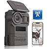 Camojojo 4G LTE Cellular Trail Camera with 1080P Video, 0.2s Trigger, IP66 Waterproof, 32GB SD & SIM Card