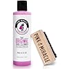 Pink Miracle Shoe Cleaner Kit 8oz Bottle Fabric Cleaner For Leather, Whites, and Nubuck Sneakers