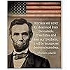 Gabby's Choice Abraham Lincoln Art print quote - 11 x 14 Unframed Wall Art Print - Great historic quote