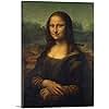 ARTCANVAS Mona Lisa 1503 Canvas Art Print Stretched Framed Painting Picture Poster Giclee Wall Decor by Leonardo da Vinci - 26" x 18" (0.75" Deep)