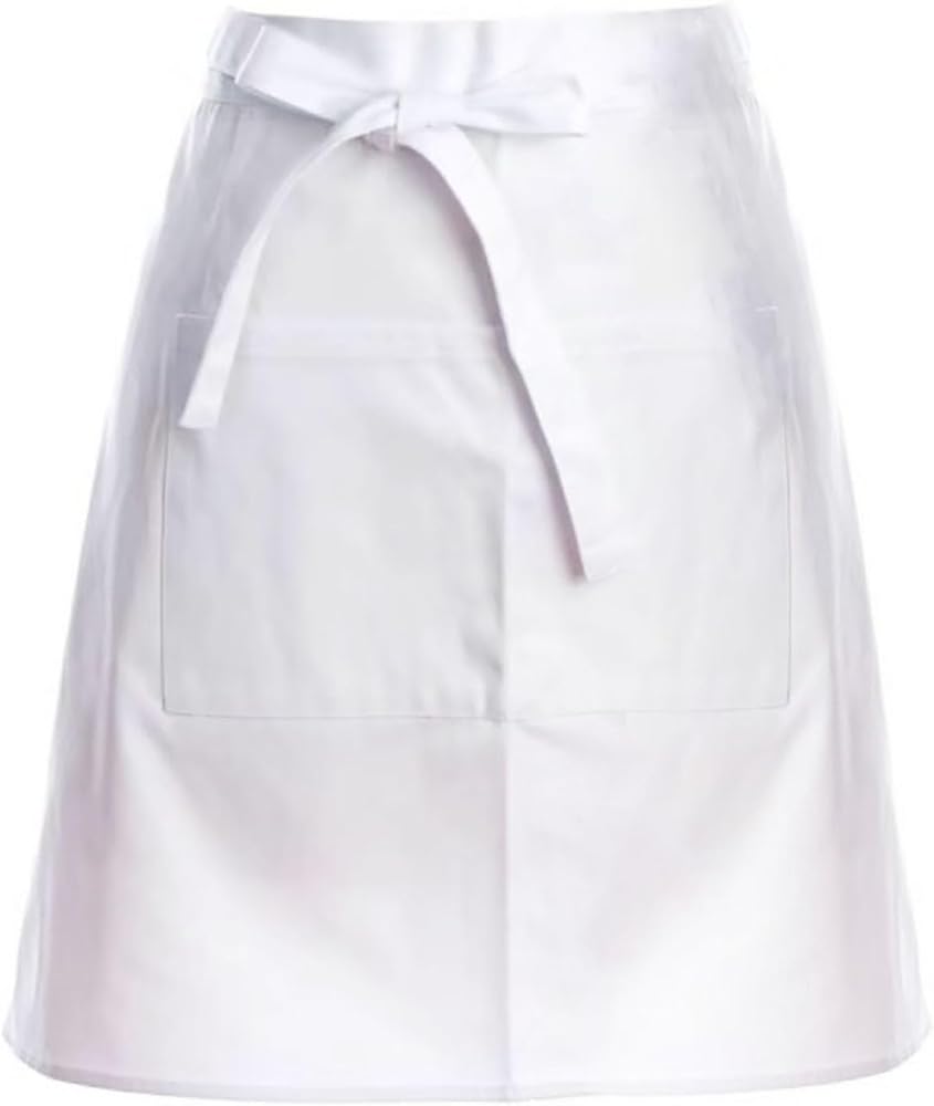 White Apron Waist,Half Apron,Chef Costume,Chef Apron For Men Women Adults Kitchen Cooking Aprons For Women With Pockets