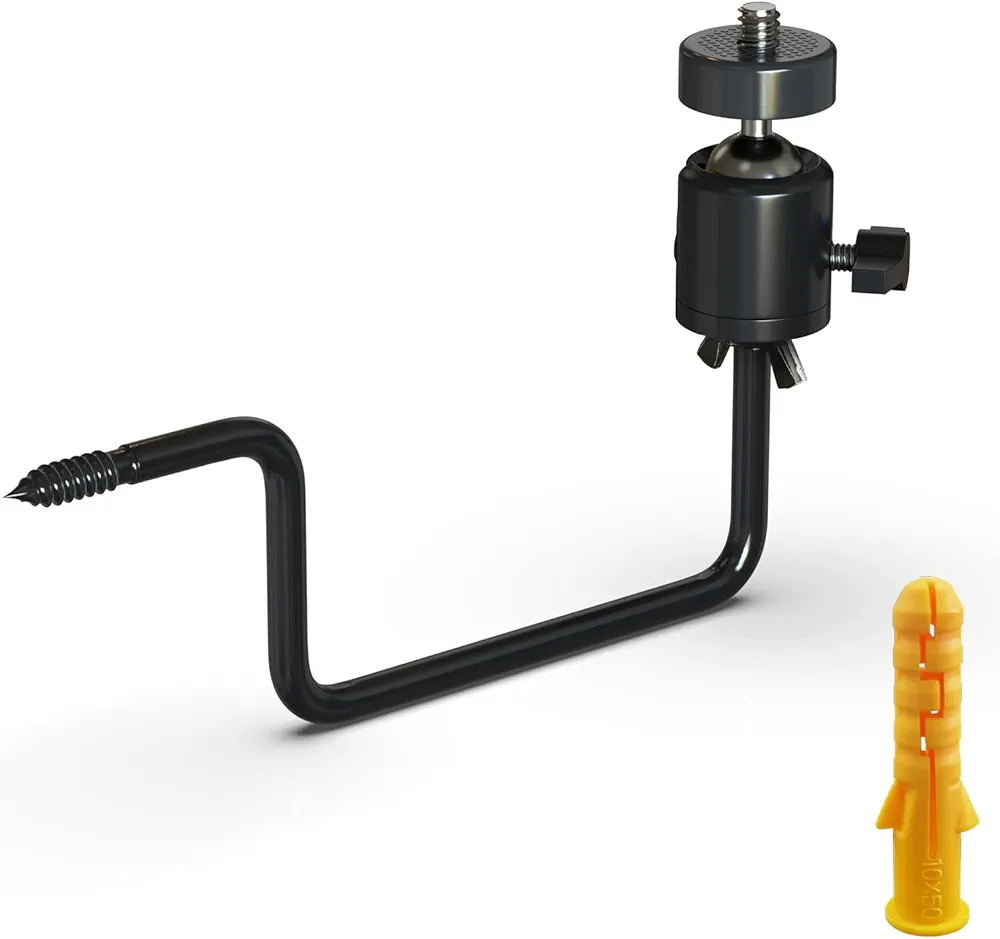Trail Camera Tree Mount: 360 Degrees Adjustable Game Camera Mount with 1/4 inch Screw, Easy Installation & Compact Sturdy