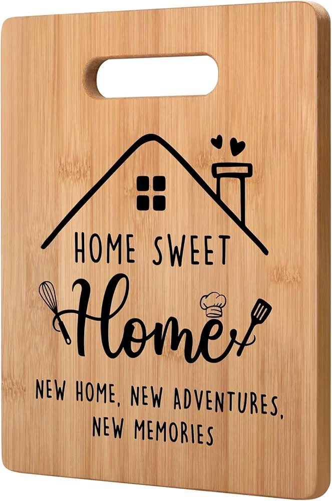 House Warming Gifts New Home, New Home Gift Ideas - Home Sweet Home Kitchen Cutting Board - Housewarming Gift for Women, New Apartment, First Home, Housewarming Gifts for New House Home Gifts