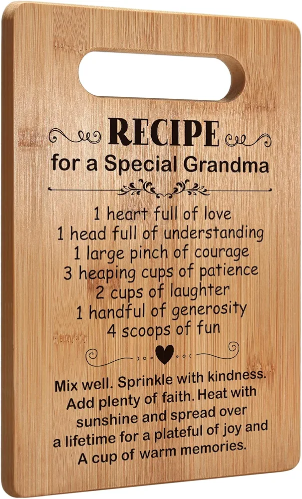 Popular Christmas Gifts for Grandma, Birthday Gifts for Grandmother, Cutting Board Gift for Grandma, Cute Grandma Gifts from Grandchild, Mother's Day Gifts for Nana