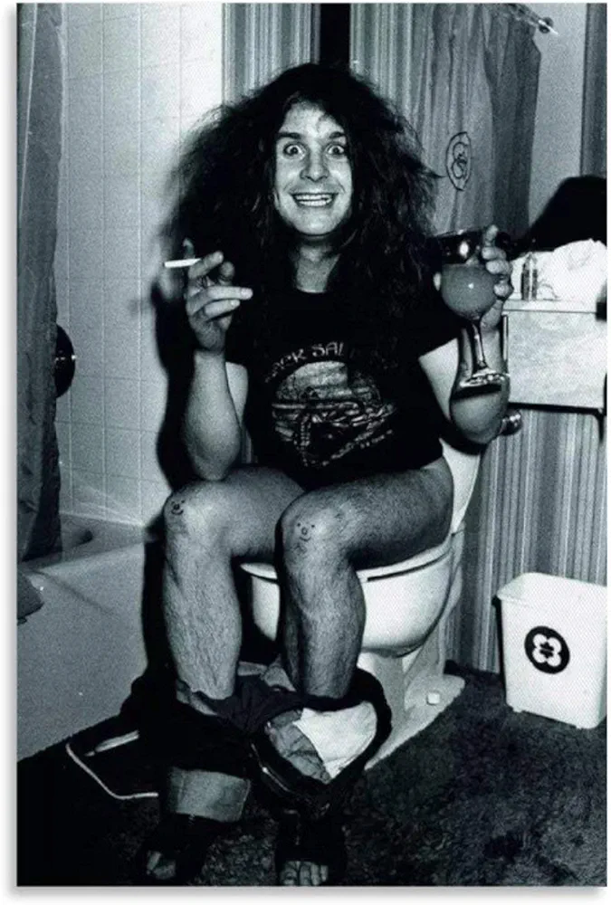 Ozzy Osbourne Poster Pop Singer Canvas Poster Wall Art Print Gift Picture Painting Posters Artwork Home Decor Framed-unframed 12x18inch(30x45cm)