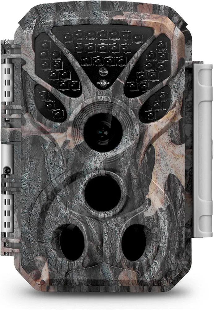 Hunting & Trail Camera, 4K 30fps Videos with Sound, 32MP Photos, 100ft Detection & Flash Range, 0.1sec Trigger Speed, No Glow Infrared Night Vision, 2.4" LCD Screen, Wildlife Game Camera