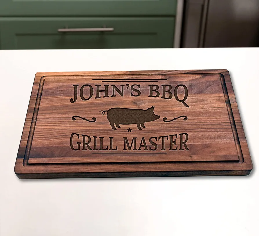 Personalized Cutting Board For Dad Custom Cutting Board Fathers Day Chopping Board Wood Engraved Butcher Cutting Board