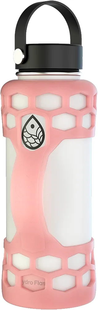 REUZBL Bottle Bumper Silicone Boot Sleeve Protector with Handle for Owala 40oz, Hydro Flask 40oz, 32oz, 24oz, 21oz, and Similar Stainless Steel Water Bottles Accessories