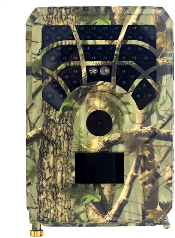 Wildlife Camera Trail Scouting Game Mini Camouflage HD Waterproof LCD Display Motion Activated Night Vision for Outdoor Wild Scouting Camera Field Camera Wild Trail Camera Field Trail Camera