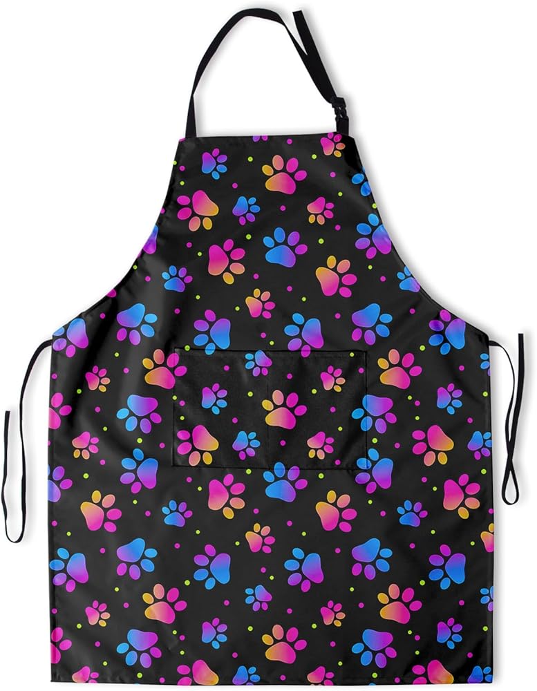 Kawani Adult apron with pockets, chef cooking apron