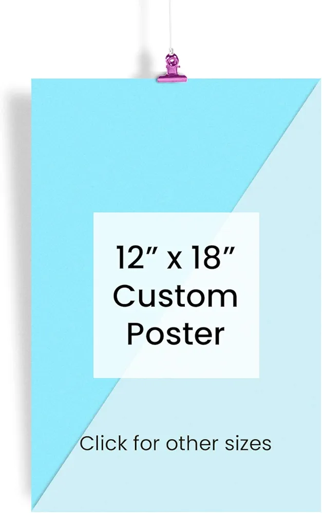 EzPosterPrints - Upload Your Image/Photo - Custom Personalized Photo to Poster Printing, Wall Art Prints - (12 X 18 inches)