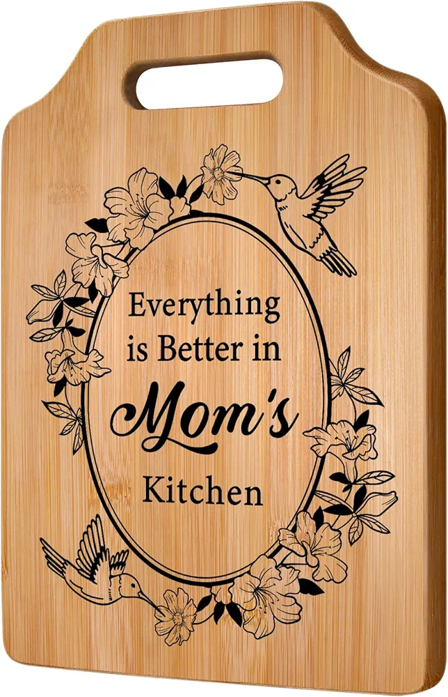 Gifts for Mom, Christmas Gifts for Mom - Unique Cutting Board - Best Mom Birthday Gifts from Son Daughter Mothers Day Gifts for Mom Mother Gift Ideas
