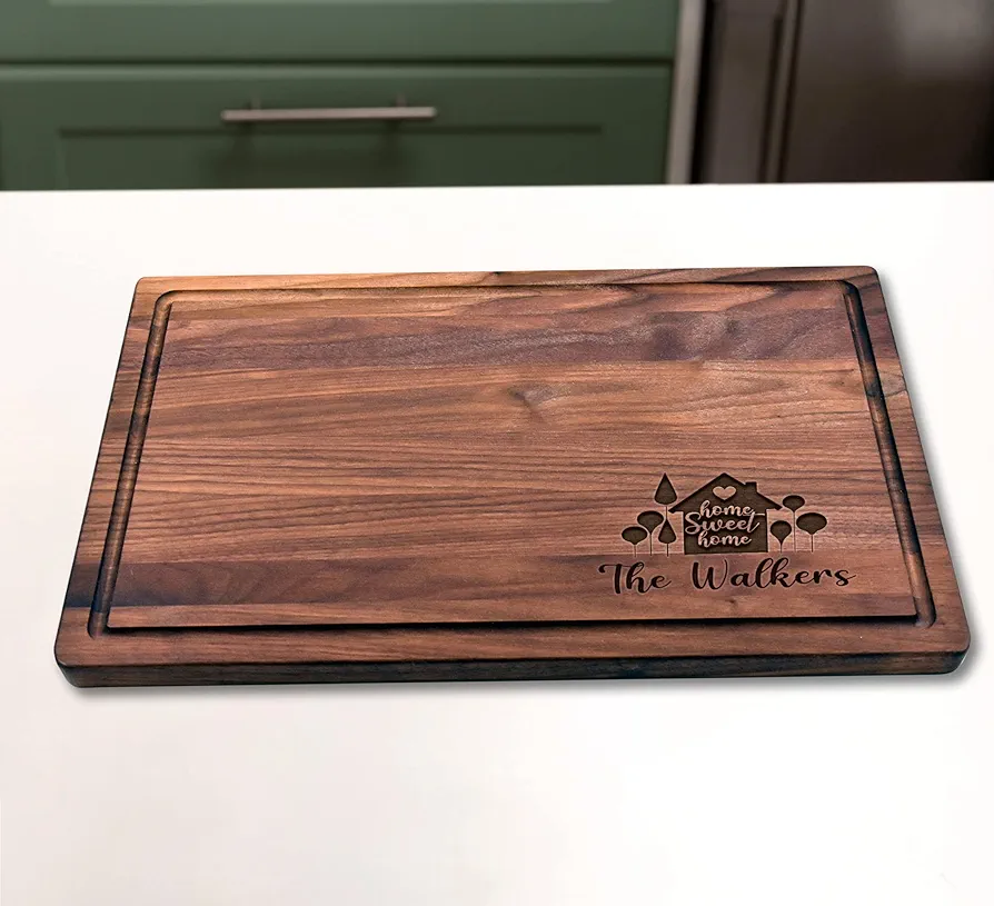 Custom Cutting Board Wedding Gift for Couple Personalized Mr & Mrs Cutting Boards Wood Engraved