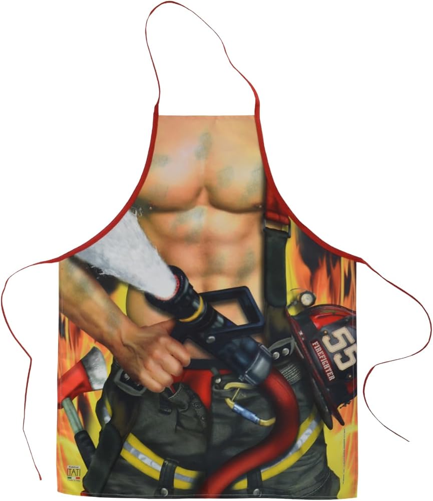 Firefighter Kitchen Cooking Apron