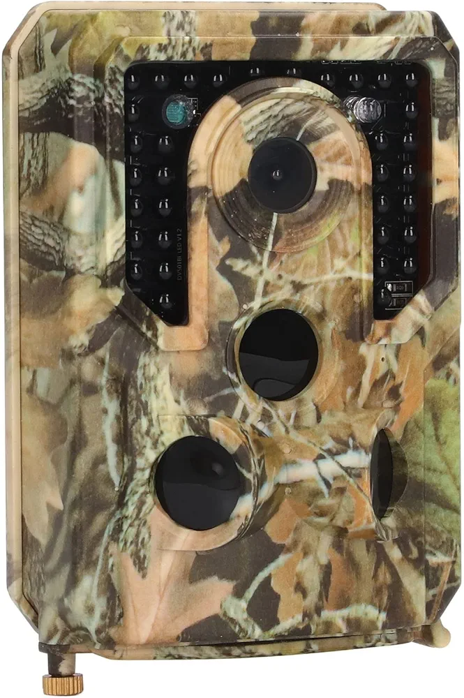 Dilwe Game Deer Trail Cameras, 1080P 12MP HD Wildlife Scouting Camera with Night Vision, IP54 Waterproof 120° Lens, 0.8s Time, Video Cam for Wildlife Hunting, Home Security