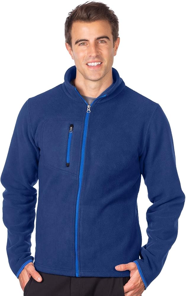 AFC Men's Heavyweight Micro Fleece Jacket Zip Up Coat 2x 3x 4x Only in 3 Colors