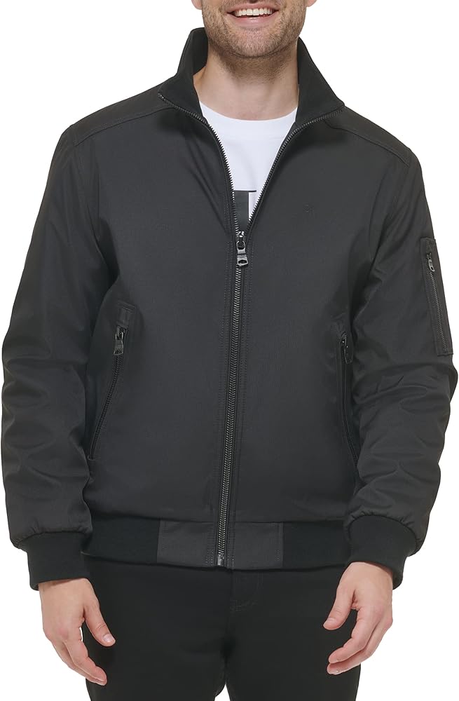 Calvin Klein Men's Sherpa Lined Hooded Soft Shell Jacket