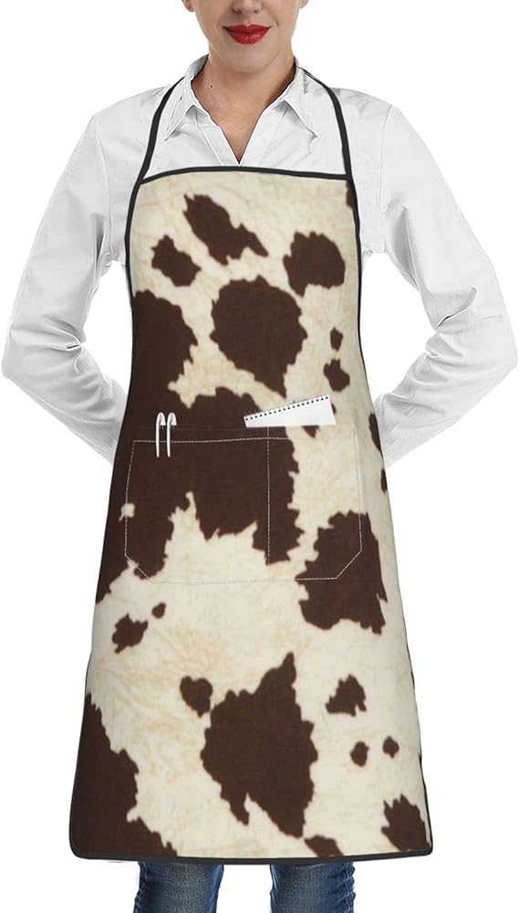 Apron Gift Green Eucalyptus Leaves Print Apron,Women Girls Cooking Kitchen Apron With Pockets