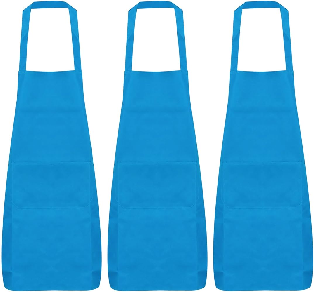 HARFINGTON Kitchen Cooking Aprons Polyester Artist Painting Apron with 2 Pockets for Women Men Chef