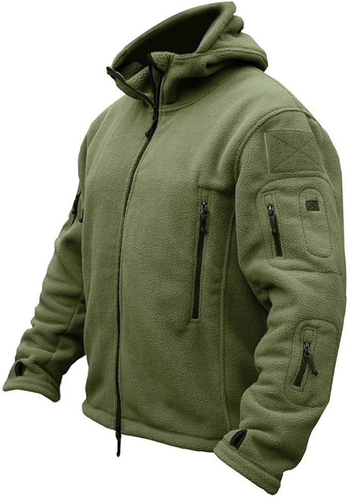 ReFire Gear Men's Warm Military Tactical Sport Fleece Hoodie Jacket