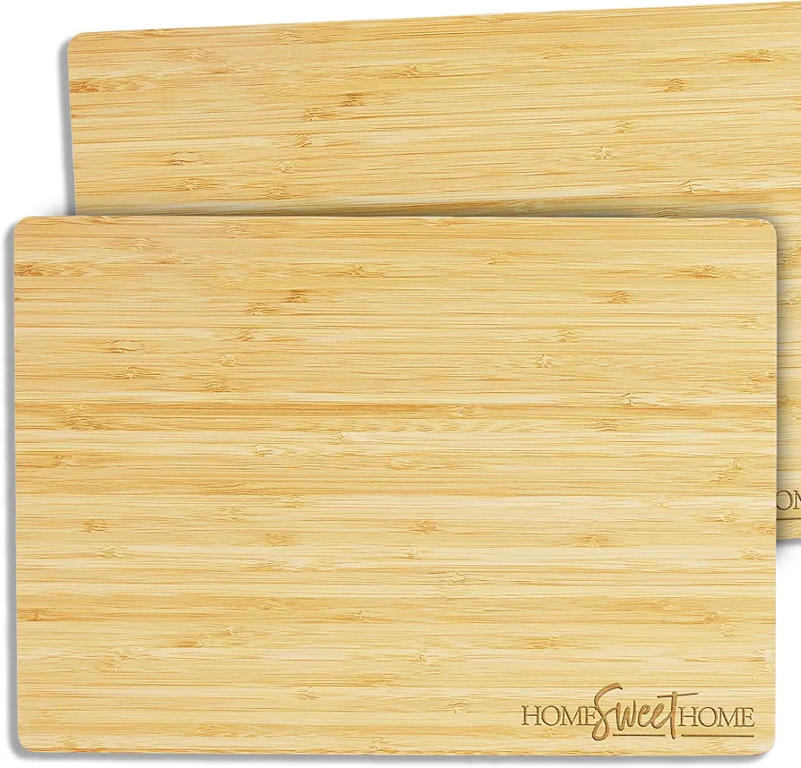 Bamboo Cutting Board, Engraved Chopping Boards for Vegetables, Meat, Lightweight Kitchen Essentials, Housewarming, Anniversaries - Home Sweet Home