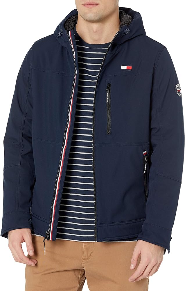 Tommy Hilfiger Men's Soft Shell Sherpa Lined Performance Jacket