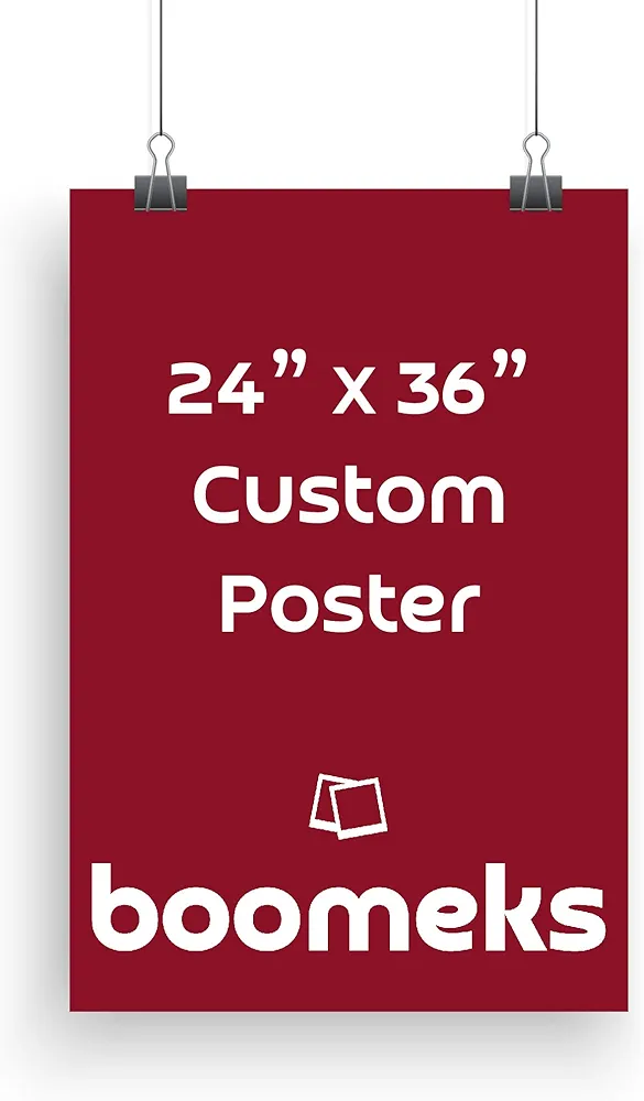 Boomeks - Upload Your Image/Photo - Custom Personalized Photo to Poster Printing, Wall Art Prints - (24 X 36 inches)