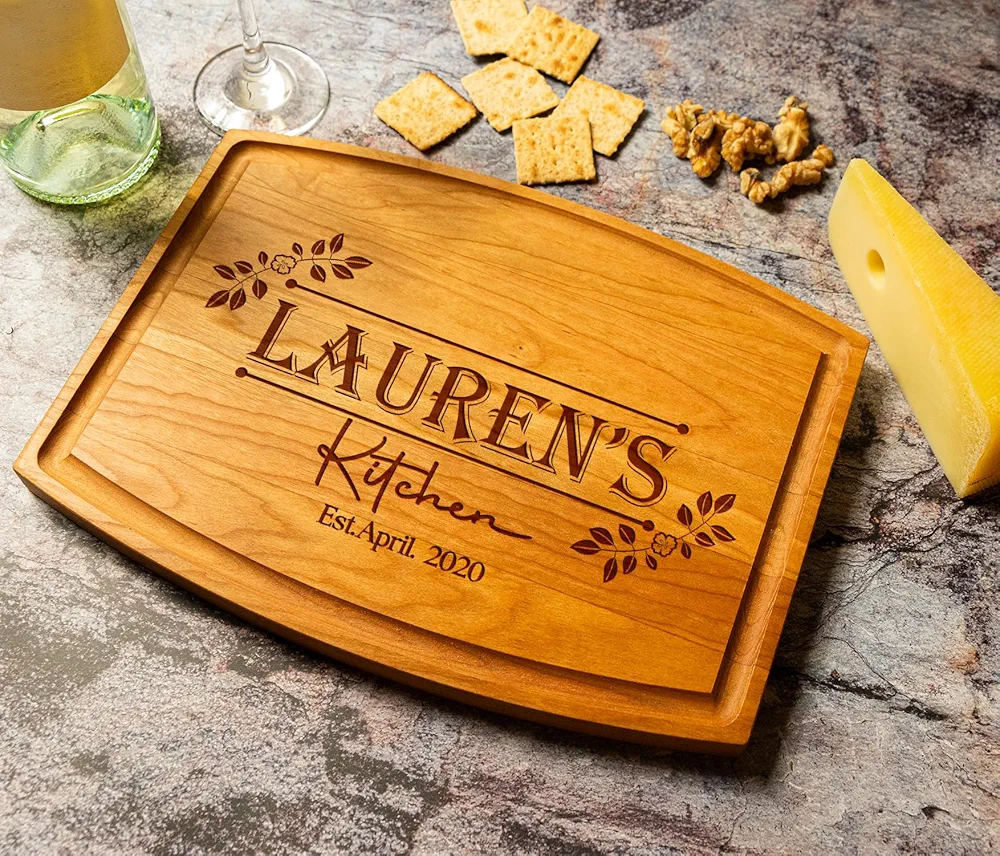 Silveroy Personalized Cutting Board - Unique and Long Lasting Gift Idea For Mother's Day, Anniversary, Birthday, Christmas - Best Custom Gift To Mom, Grandma, Mother-in-Law, Daughter, Wife, and Women