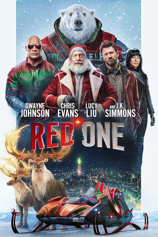 Red One 2024 Movie Posters for Boys & Girls Bedroom Decor Wall Art Print Gift Poster 16x24, Unframed