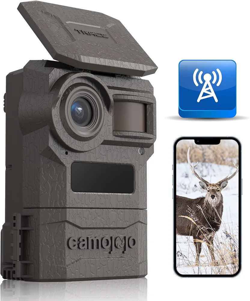 4G LTE Cellular Trail Camera with 1080P Video, 0.2s Trigger, IP66 Waterproof, 32GB SD & SIM Card